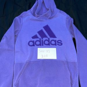 Purple adidas hoodie